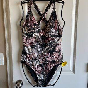 Hurley bathing suit and shirt